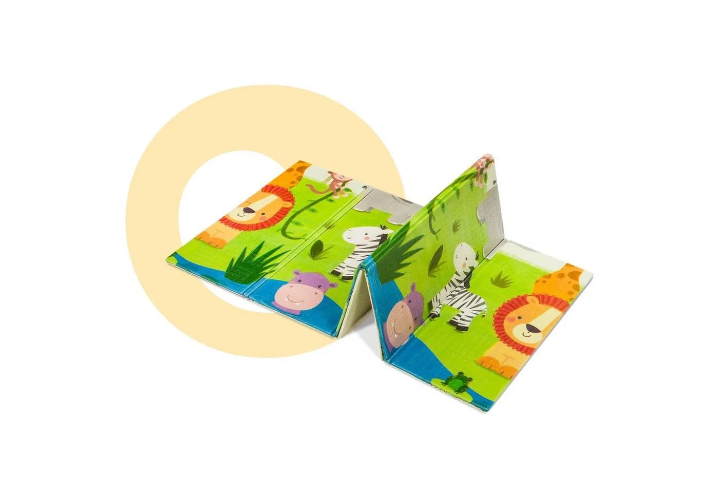 Lionelo Spielmatte Robby Multicolor Doppelseitig Rutschfest - Bild 3