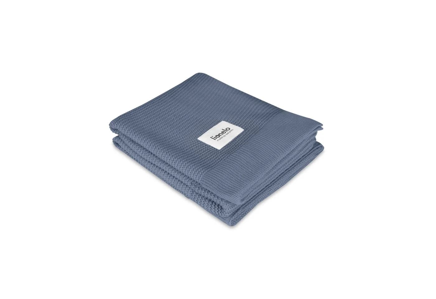Lionelo Krabbeldecke BAMBOO BLANKET 100% Bambus-Baumwolle Blau