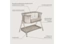 Lionelo Baby-Reisebett LUNA Beige 2in1 mit Höhenverstellung Bild 1