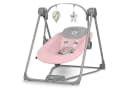 Lionelo Babyschaukel OTTO Rosa mit Spielzeugkarussell und Timer Bild 2
