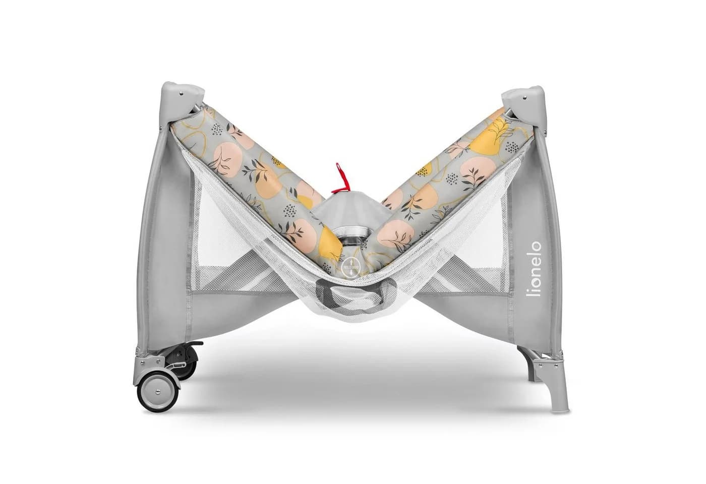 Lionelo Stefi Plus Baby-Reisebett 2in1 Laufstall Grau mit Matratze - Bild 3