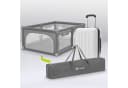 Lionelo Laufgitter WILLOW XL Grau mit 2 Seiteneingängen und Transporttasche Bild 5