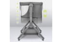Lionelo Reisebett Leonie Plus 3-in-1 Grau Wiege Beistellbett Bild 4