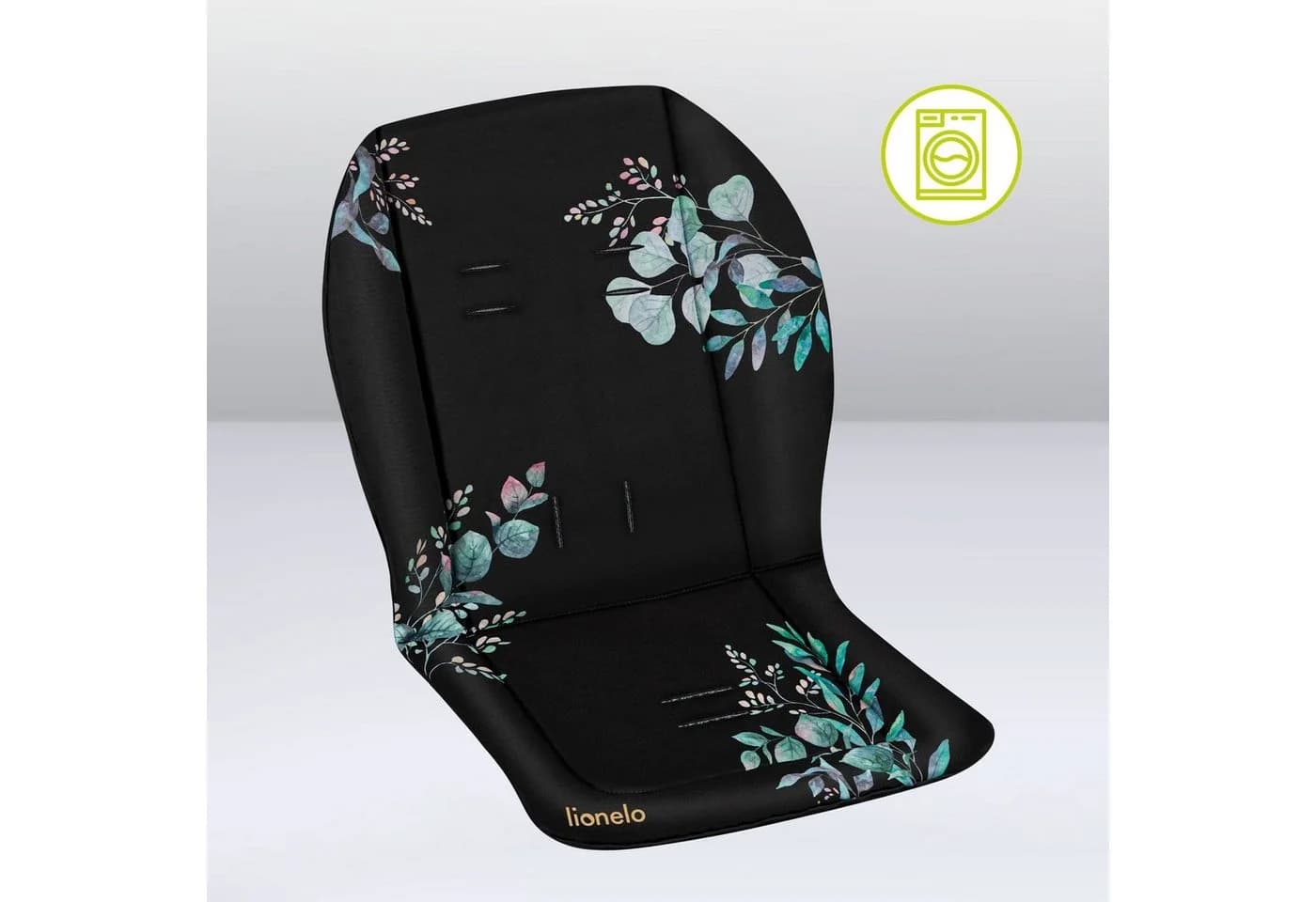 Lionelo Kinderwagen-Sitzauflage SEATLINER Schwarz Universaleinsatz - Bild 4