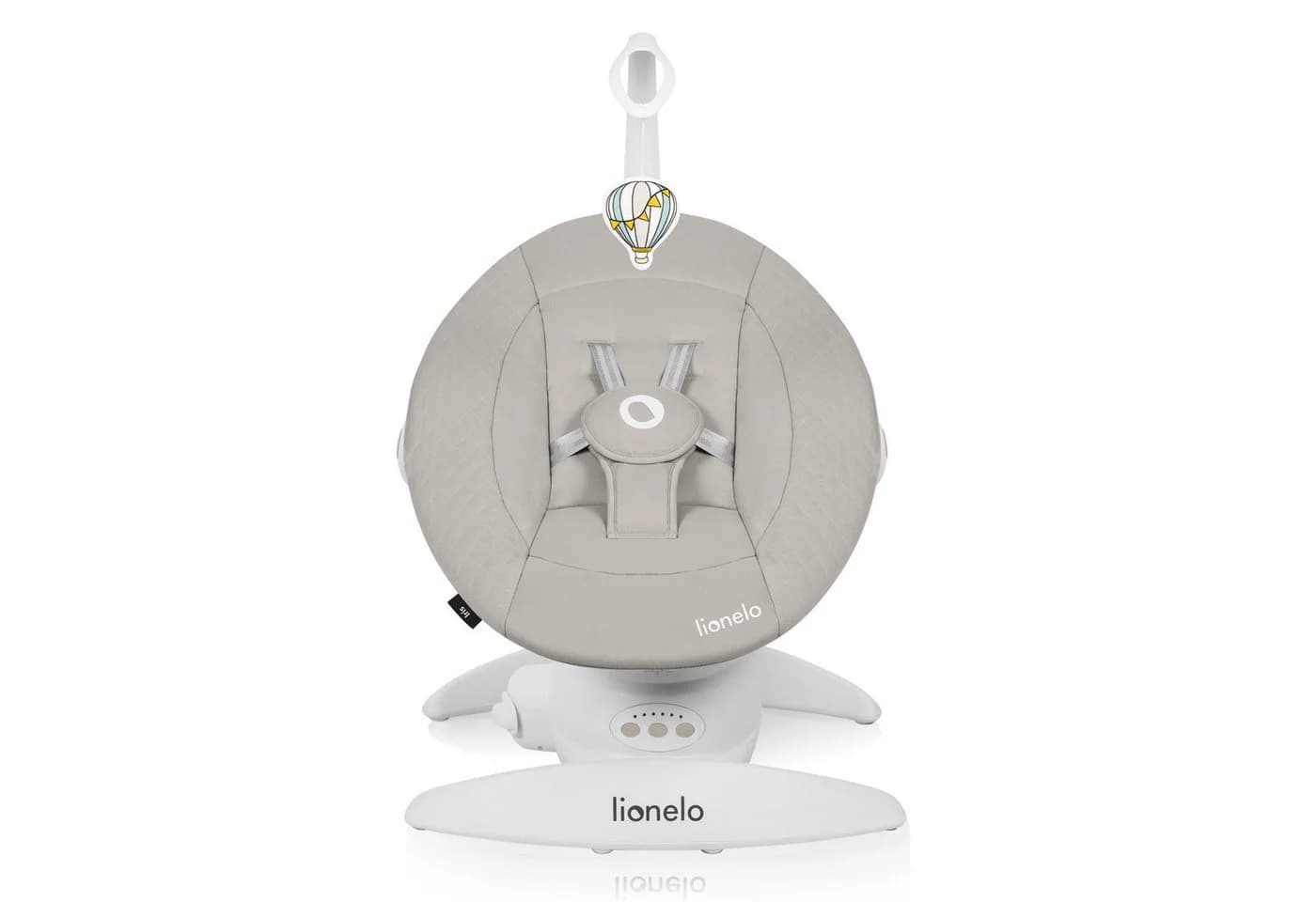 lionelo Babywippe IRIS Beige 360° drehbar 12 Wiegenlieder