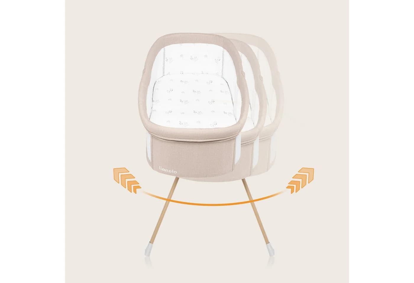 Lionelo Baby-Reisebett MALIN EVO Beige 3-in-1 - Bild 4