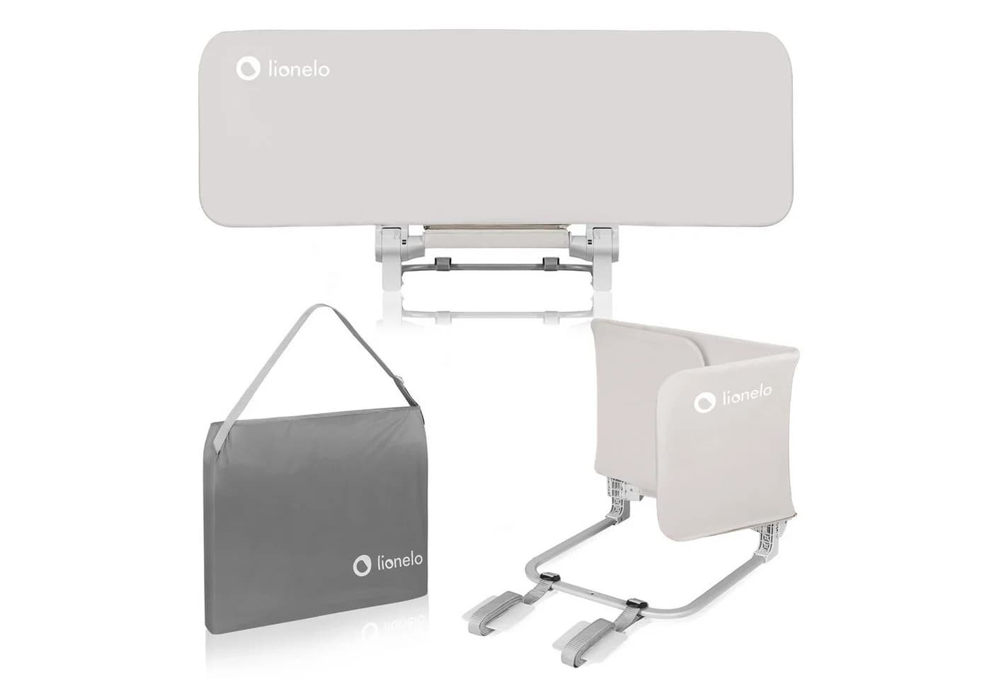 Lionelo Bettschutzgitter Lora XL Beige Grau Faltbar - Bild 2