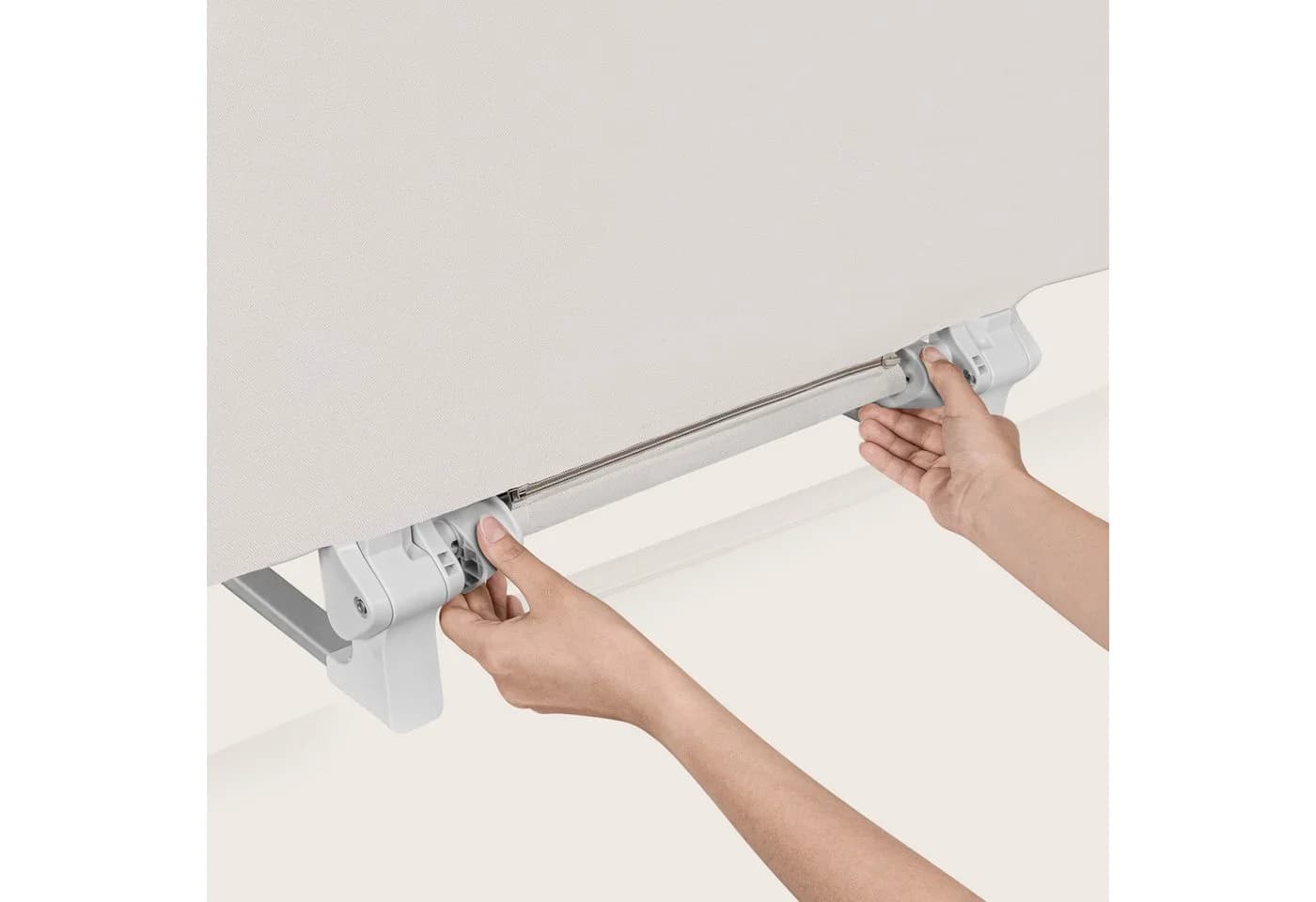 Lionelo Bettschutzgitter Lora XL Beige Grau Faltbar - Bild 3