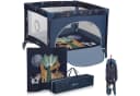 lionelo Laufgitter BONNIE Set Blau Seiteneingang Klappbar Bild 2