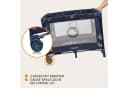 lionelo Laufgitter BONNIE Set Blau Seiteneingang Klappbar Bild 5