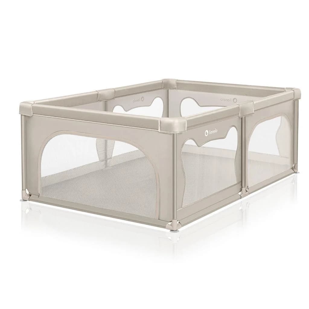 Lionelo Laufgitter Willow Beige Kunststoff Zusammenklappbar