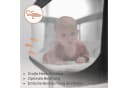 Lionelo Baby-Reisebett AURORA 3-in-1 Beistellbett Grau Beige Bild 5