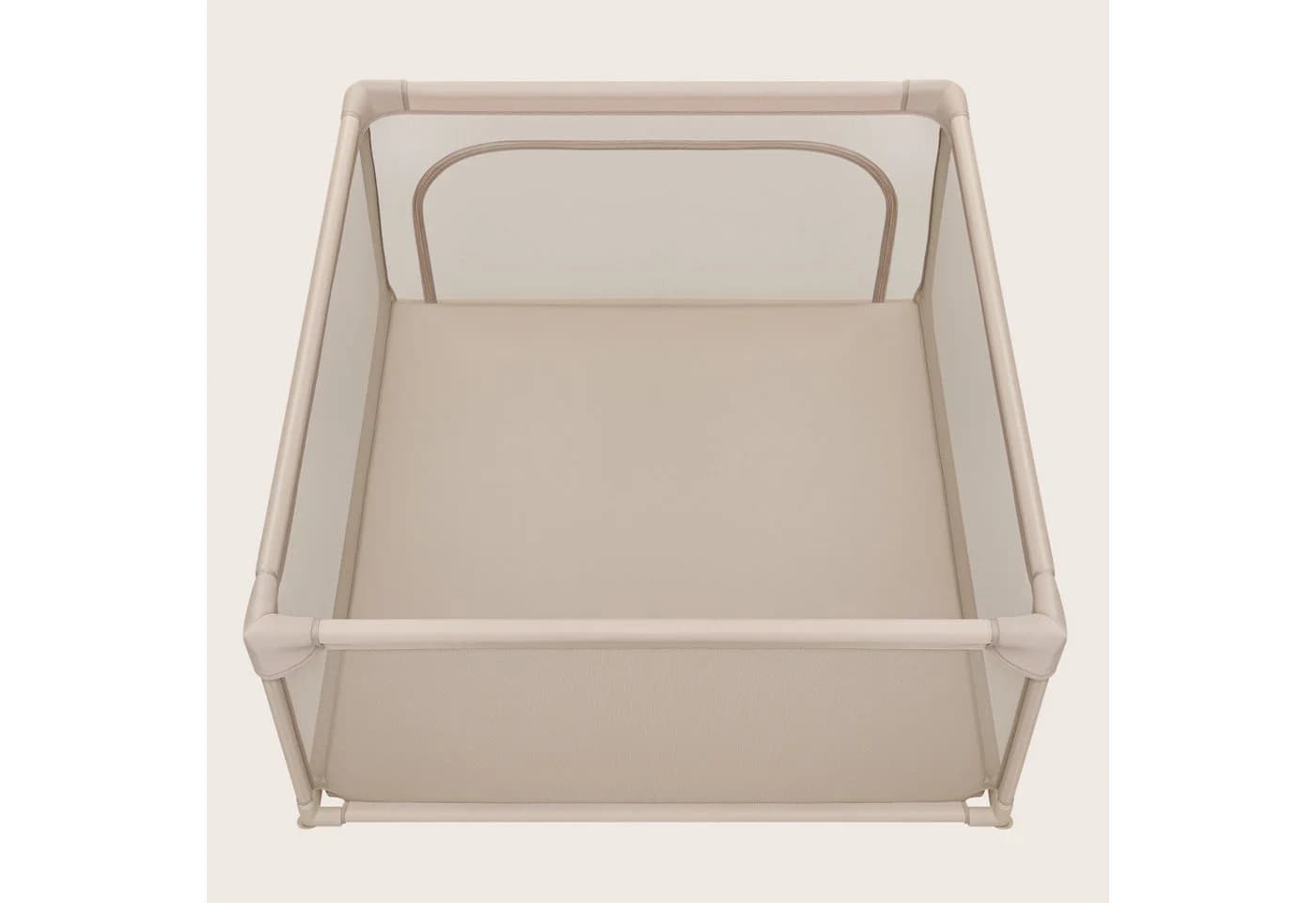 Lionelo Laufgitter WILLOW MINI Beige Netzseiten Seiteneinstieg - Bild 4