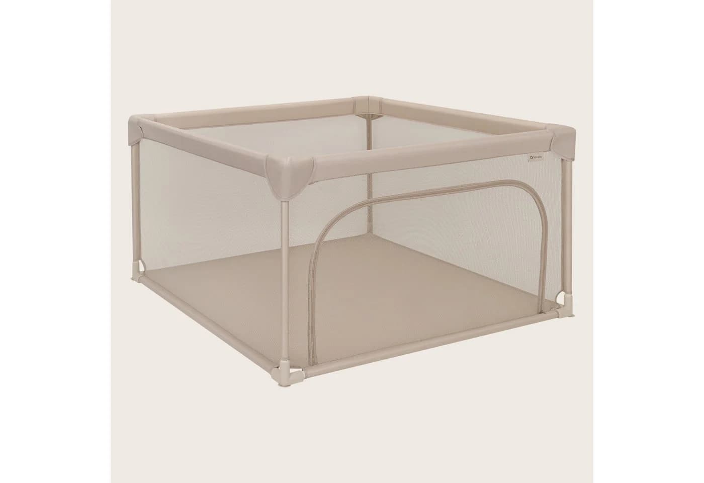 Lionelo Laufgitter WILLOW MINI Beige Netzseiten Seiteneinstieg - Bild 5