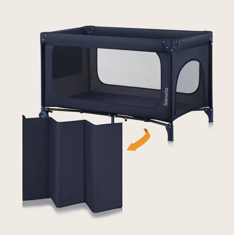 Lionelo Baby-Reisebett JASMIN EASY FOLD blau mit Easy-Fold-System - Bild 4