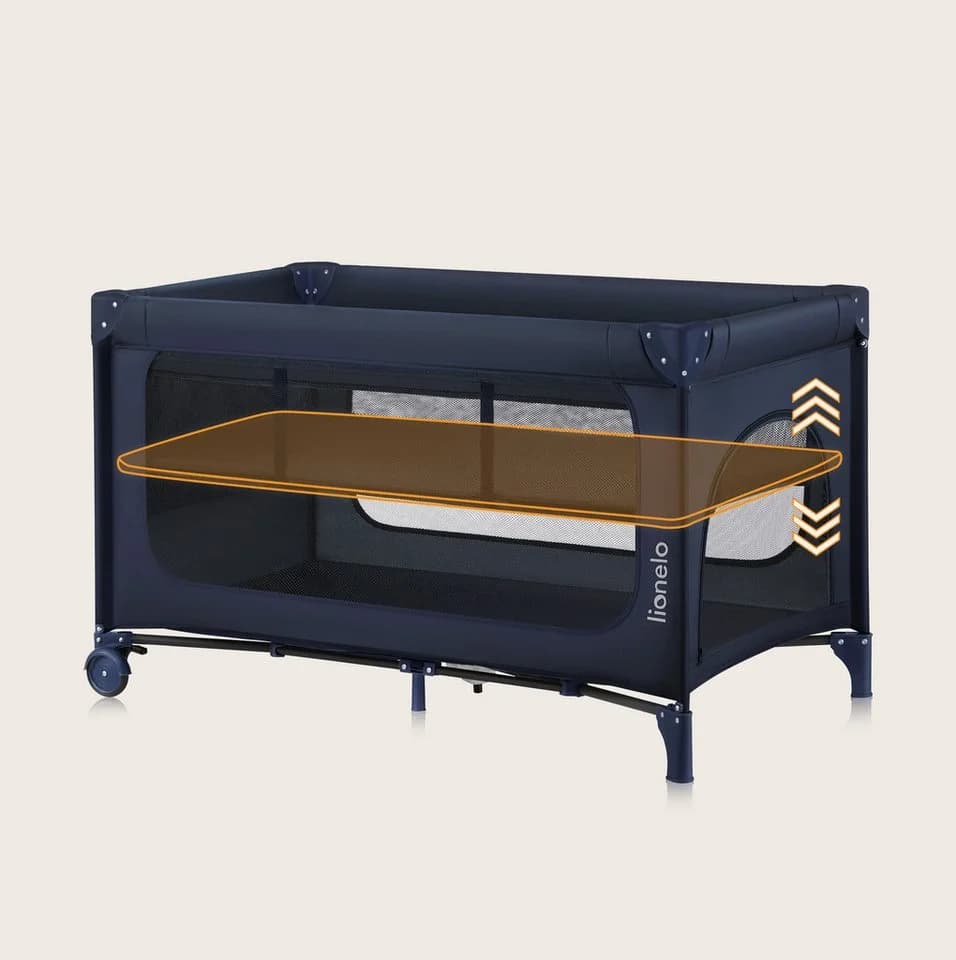 Lionelo Baby-Reisebett JASMIN EASY FOLD blau mit Easy-Fold-System - Bild 5