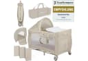 Lionelo Baby-Reisebett LO-SVEN PLUS Beige 2-in-1 mit Musik Bild 2