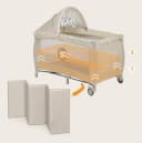 Lionelo Baby-Reisebett LO-SVEN PLUS Beige 2-in-1 mit Musik Bild 3