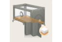 Lionelo Baby-Reisebett Stefi Beige Seiteneingang Bild 1