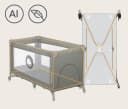 Lionelo Baby-Reisebett Stefi Beige Seiteneingang Bild 3