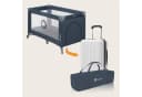Lionelo Baby-Reisebett Stefi Blau-Grau Seiteneingang Tragetasche Bild 4