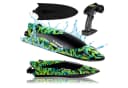 Overmax RC-Boot X-SURGE Set 2000W 2 Akkus Auto-Flip 35km/h LED Grün Bild 2