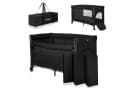Lionelo Reisebett ELLEN 3-in-1 Schwarz mit Matratze & Tasche Bild 2