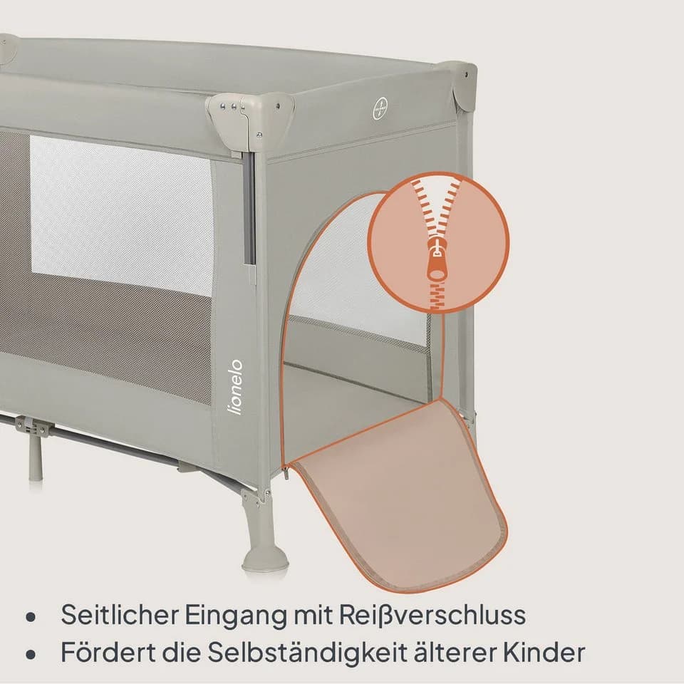 Lionelo Reisebett ELLEN 3-in-1 Beige - Bild 5