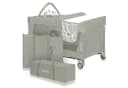 Lionelo Baby-Reisebett FLOWER 4in1 Laufstall Wickeltisch Beige Bild 2