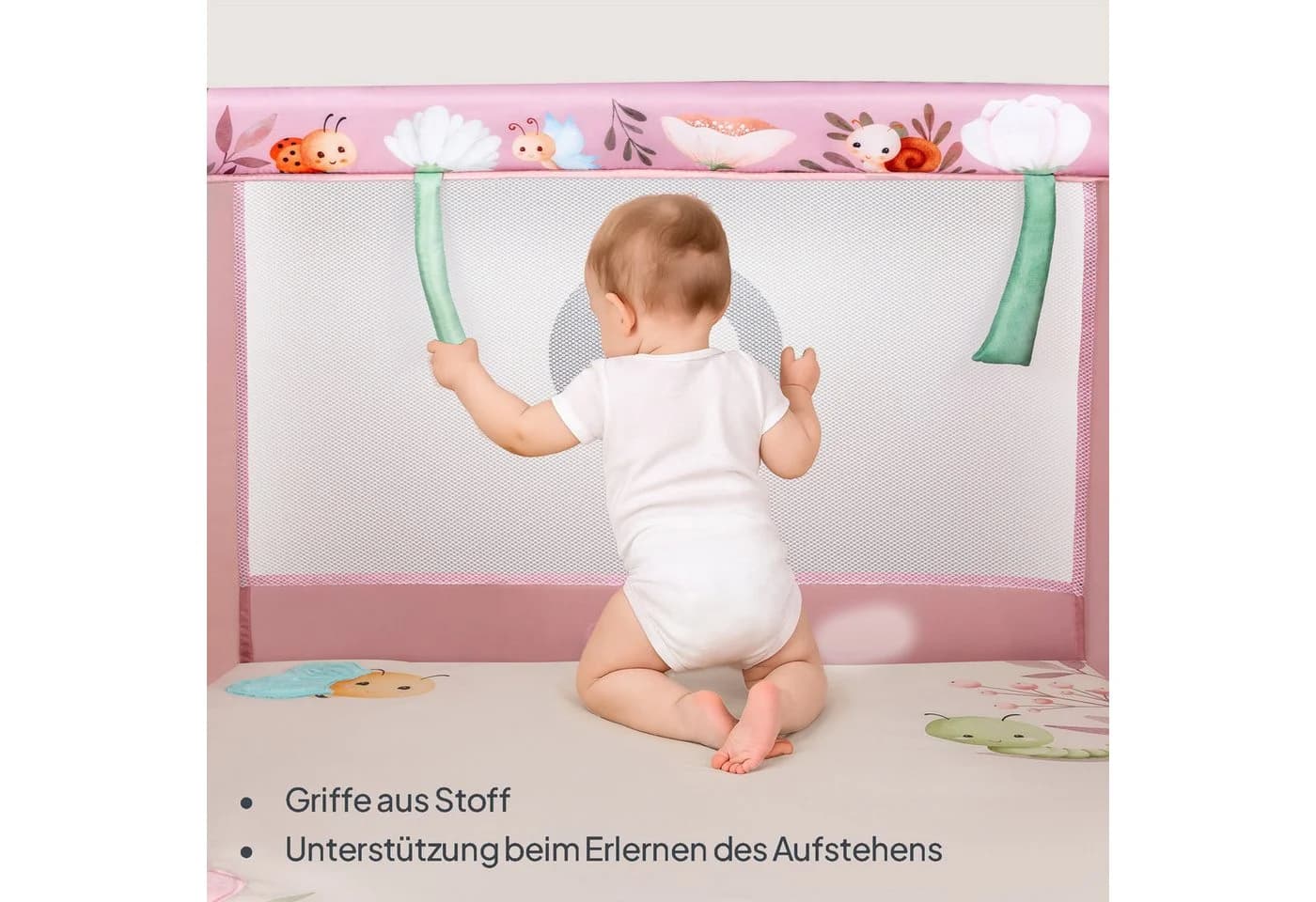 Lionelo Laufgitter Mille Plus Set mit Lernmatte und Tragetasche - Bild 5