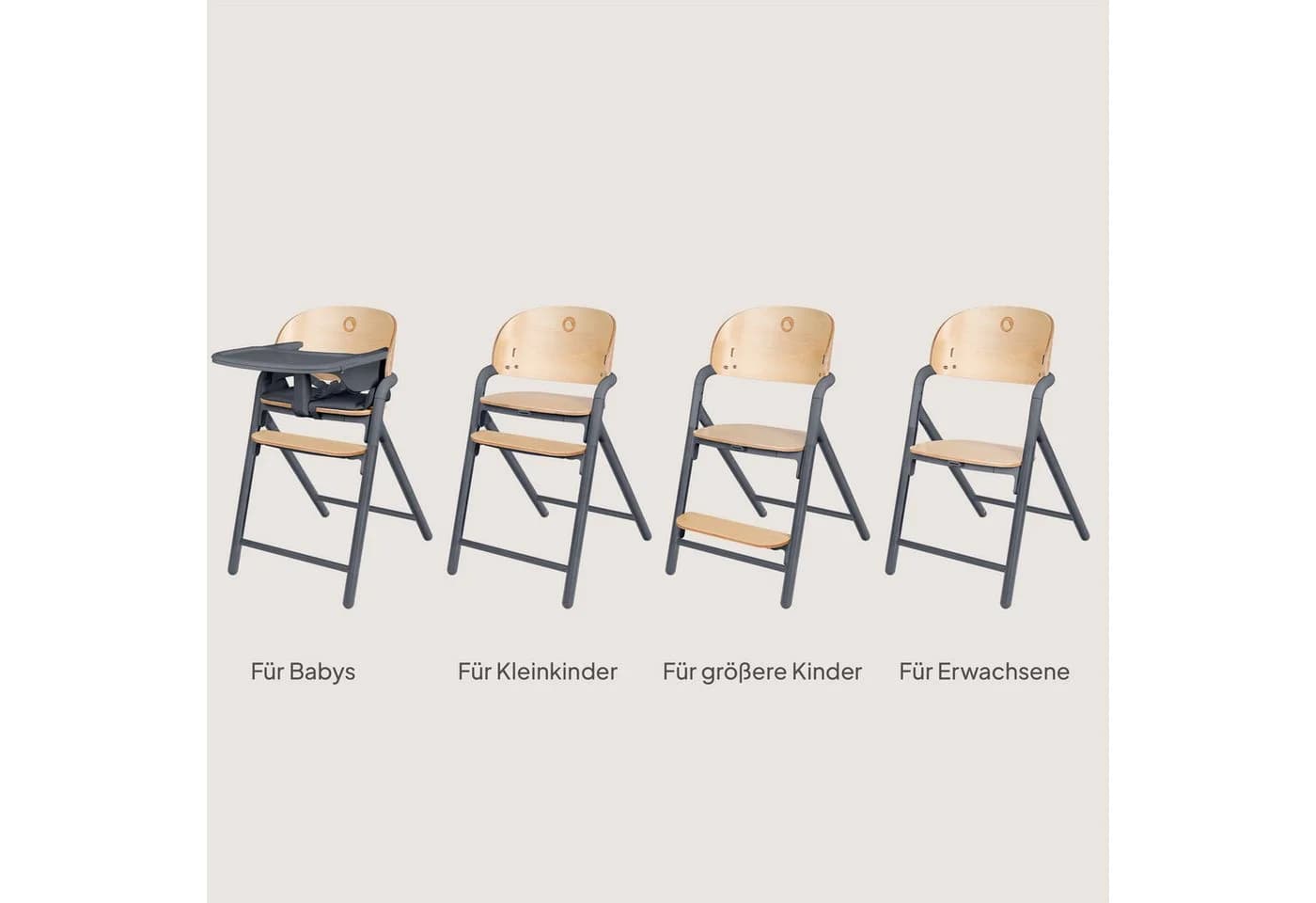 lionelo Hochstuhl CELIA 3-in-1 Kunstleder - Bild 4