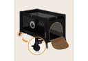 Lionelo Baby-Reisebett Stefi Schwarz mit Seiteneingang und LockGuard Bild 5