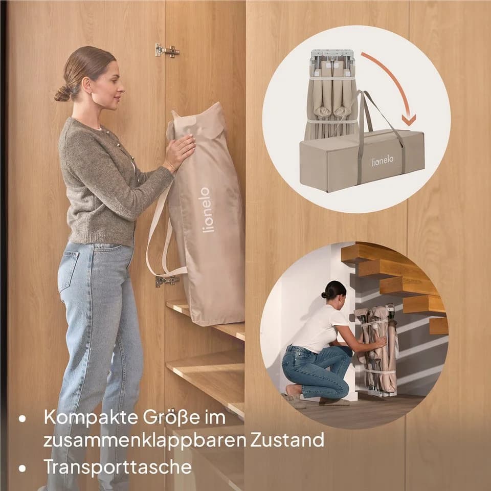 Lionelo Laufgitter Florence Easy Fold 150x180 cm - Bild 5
