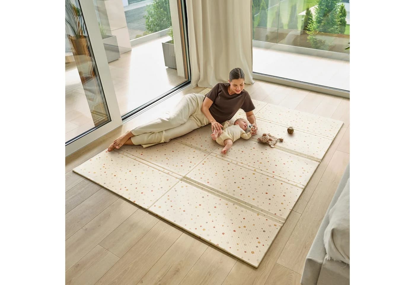 lionelo Spielmatte ZORA - Faltbar, XPE, 180x200cm