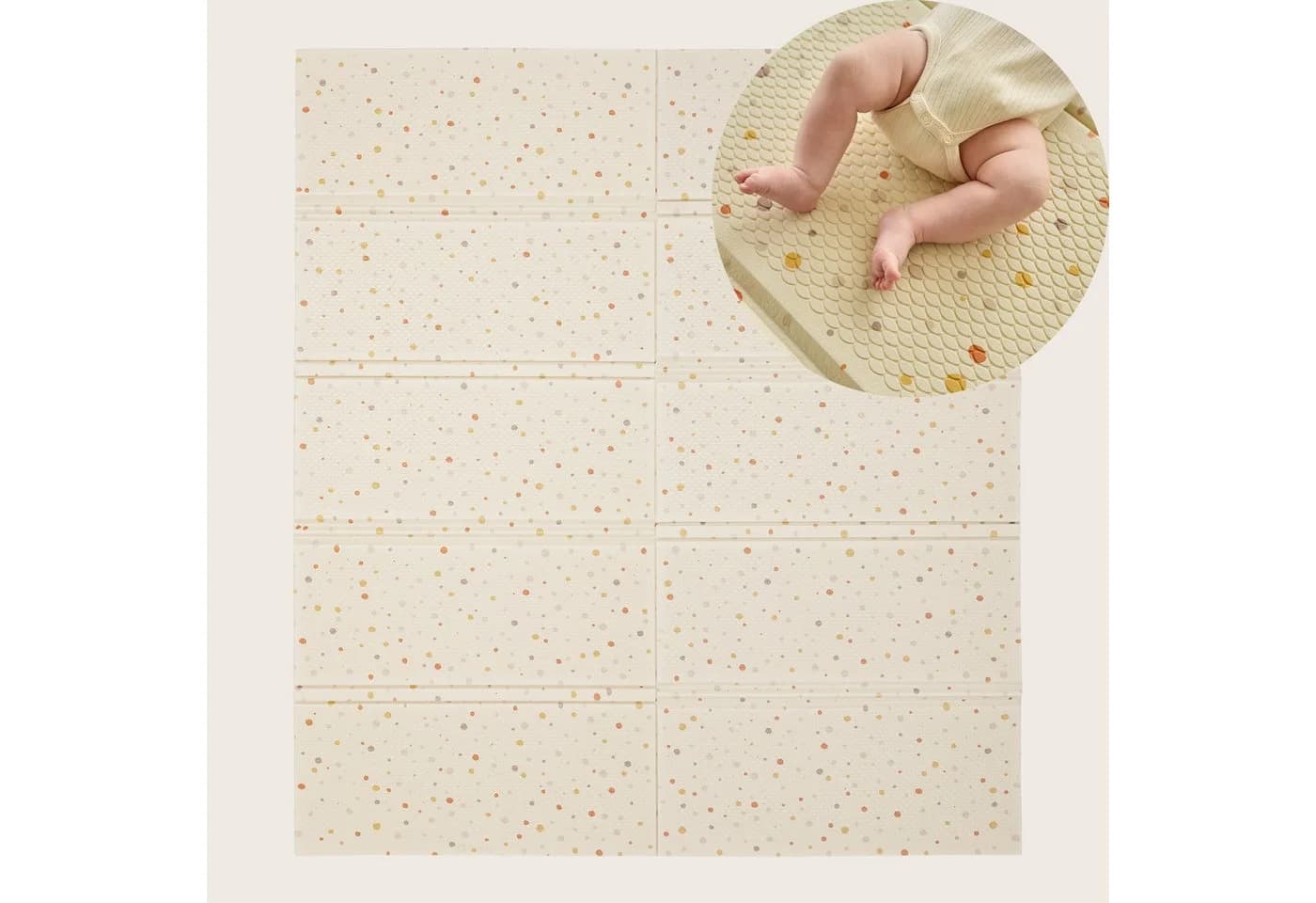 lionelo Spielmatte ZORA - Faltbar, XPE, 180x200cm - Bild 3