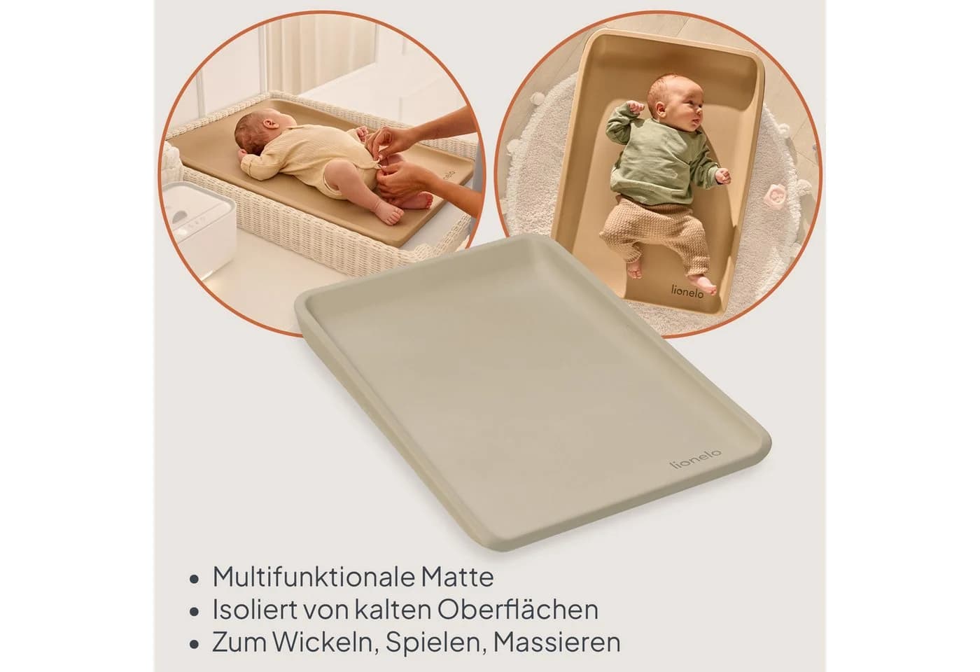 Lionelo Wickelauflage MEGS PU-Schaum Wickelauflage - Bild 4