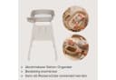 Lionelo Wickeltisch ROSIE Set mit Matratze, Organizer & Rollen Bild 5