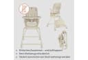 Lionelo Hochstuhl MADDIE SET 3in1 mit 360° Drehung und Matratze Bild 4