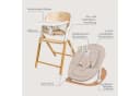 lionelo Hochstuhl CELIA 3-in-1 Buchenholz mit Babyset Bild 3