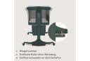 Lionelo Baby-Reisebett JODIE 3in1 Beistellbett Wiege 6 Stufen Bild 5