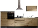 BASIC by Balculina Küchenzeile Jazz 320cm Anthrazit Eiche Artisan Bild 2