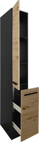 BASIC by Balculina Vorratsschrank Jazz 30er Schwarz Braun Anthrazit Bild 1