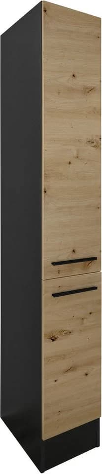 BASIC by Balculina Vorratsschrank Jazz 30er Schwarz Braun Anthrazit - Bild 2