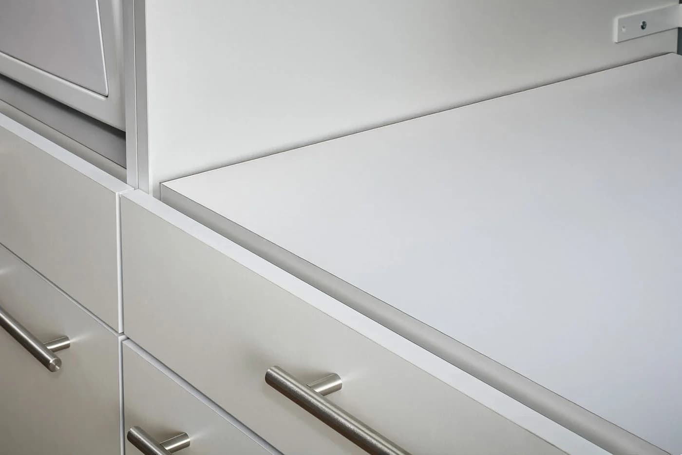 LAUNDREEZY Mehrzweckschrank-Set Weiß Softclose Modern - Bild 3