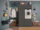 LAUNDREEZY Mehrzweckschrank-Set Anthrazit Holzwerkstoff Softclose Bild 2