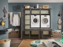 LAUNDREEZY Mehrzweckschrank-Set Anthrazit Holzwerkstoff Softclose Bild 1