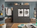LAUNDREEZY Mehrzweckschrank-Set Anthrazit Holzwerkstoff Softclose Bild 2