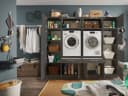 LAUNDREEZY Mehrzweckschrank Set Anthrazit Soft-Close Bild 1