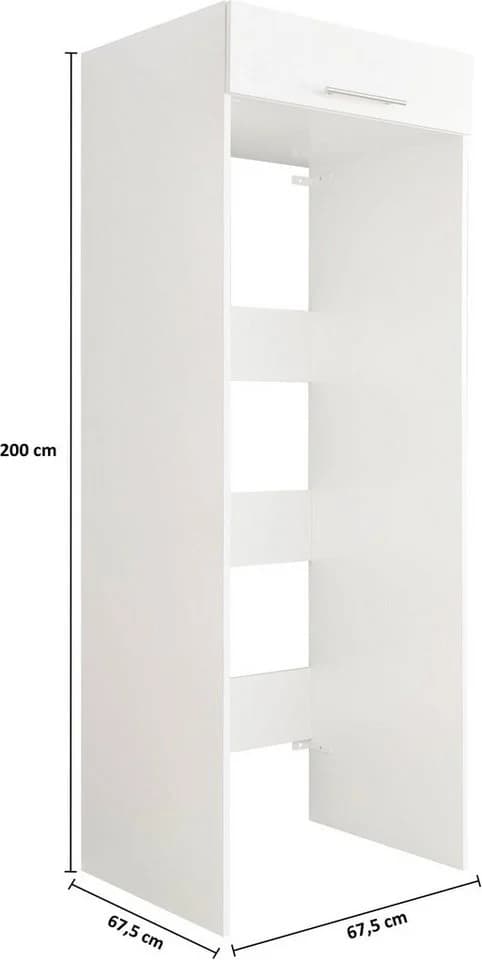Laundreezy Mehrzweckschrank Weiß Modern Softclose - Bild 5