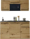 BASIC by Balculina Jazz Singleküche Anthrazit Eiche 160cm Bild 5